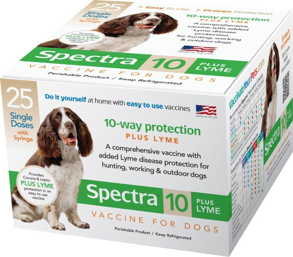 Canine Spectra 10 PLUS LYME Durvet - Spectra 10 Plus Lyme Vaccine Schedule