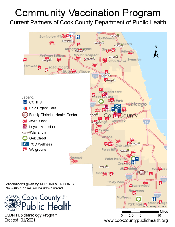 COVID 19 Community Vaccination Program Cook County Department Of  - Cook County Vaccination Schedule