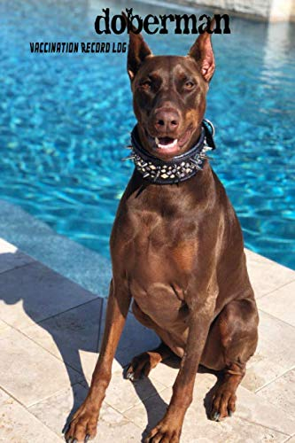 Doberman Vaccination Record Log Health Log Book For Your Pet Puppy  - Doberman Vaccination Schedule