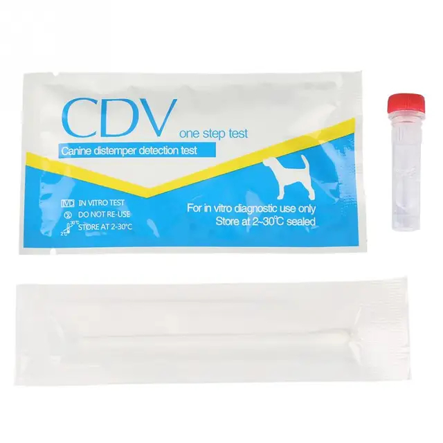 Dog CDV Canine Distemper Virus CPV Canine Parvovirus Test Strip Pet  - Cdv-Cav2-Cpiv-Cpv Vaccine Schedule