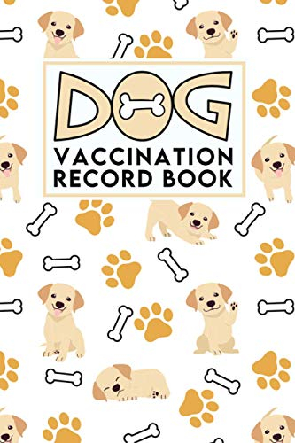 Dog Vaccination Record Book Cute Labrador Retriever Health Medical  - Labrador Retriever Vaccination Schedule