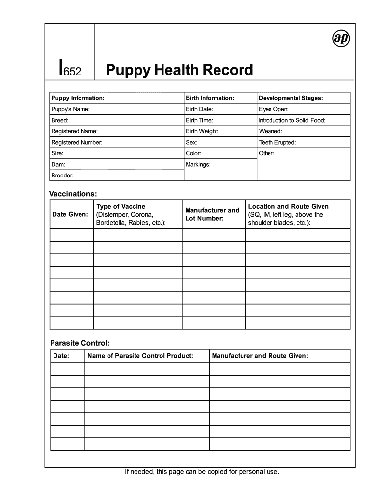 Dog Vaccination Record Printable PDF Edit Share AirSlate SignNow - Australian Shepherd Vaccination Schedule