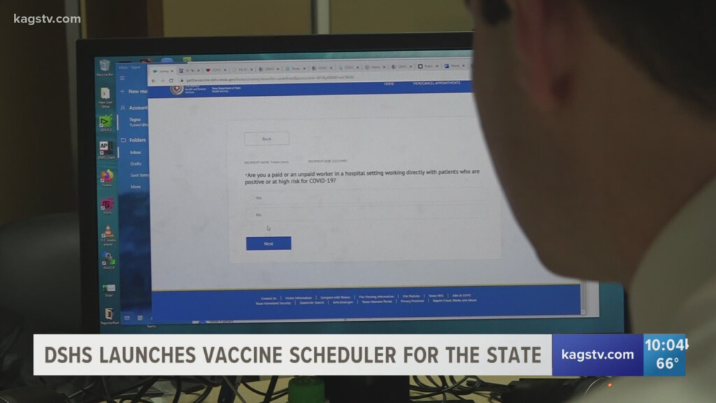 DSHS Creates Website To Help Schedule Vaccine Across Texas Kagstv - Vaccine Texas Schedule