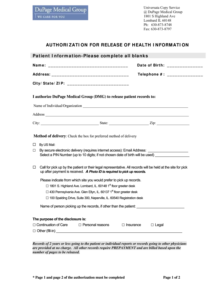 Duly Mychart Fill Out Sign Online DocHub - Dupage Medical Group Vaccine Schedule