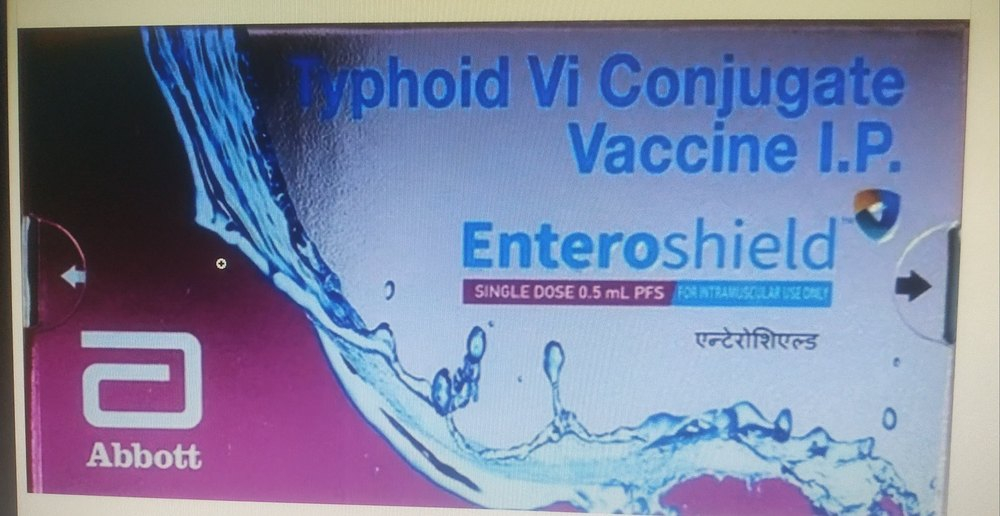 Enteroshield Typhoid VI Conjugate Vaccine IP 0 5ml Prescription At Rs  - Enteroshield Vaccine Schedule