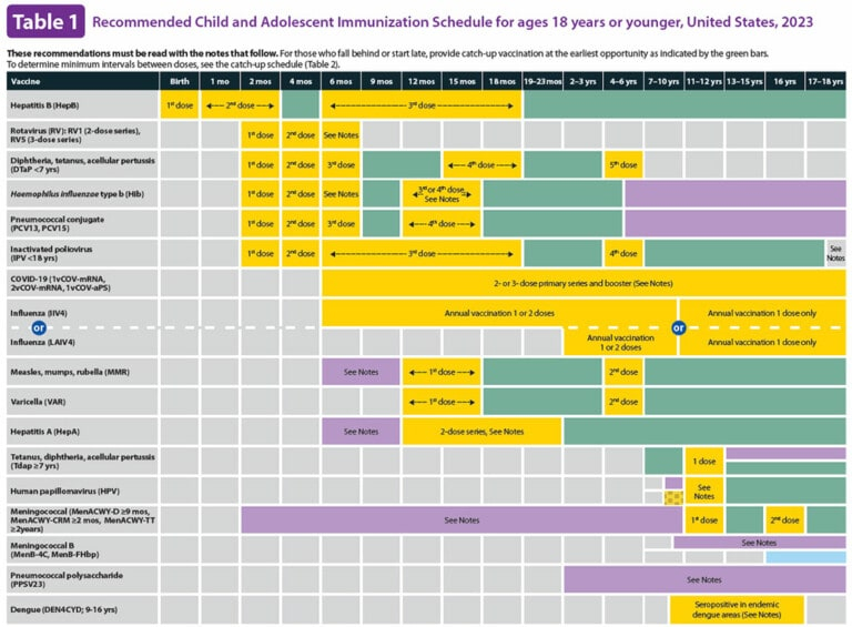 Immunization Schedule When Kids Get Their Shots Baby Chick - Vaccination Schedule In Florida