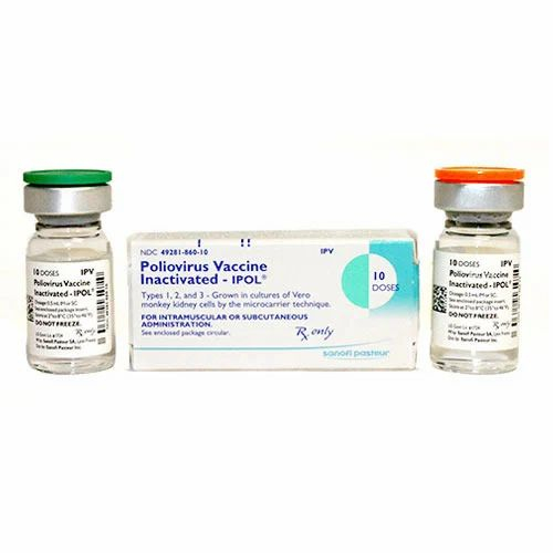 Inactivated IPOL Poliovirus Vaccine Injection Packaging Type Box  - Ipol Vaccine Schedule