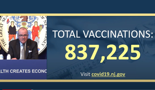 Latest New Jersey Vaccination And COVID 19 Numbers From Gov Murphy  - New Jersey Vaccination Schedule