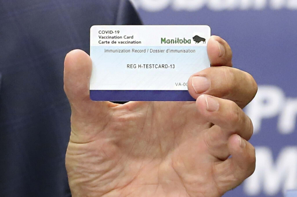 Manitoba Introduces Vaccination Cards Brandon Sun - Manitoba Vaccination Schedule