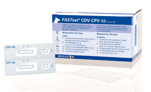 MEGACOR Diagnostik GmbH Veterinary In Vitro Diagnostics - Cdv-Cav2-Cpiv-Cpv Vaccine Schedule