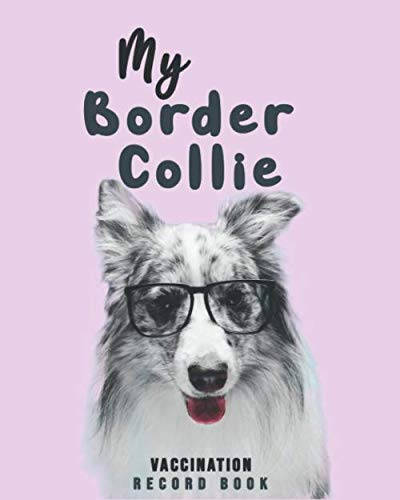 My Border Collie Vaccination Record Book Complete Full Border Collie s  - Border Collie Vaccination Schedule