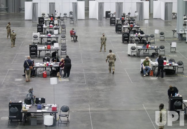 Photo Javits Center Opens As COVID Vaccine Mega Site In New York  - Javits Center Vaccine Schedule