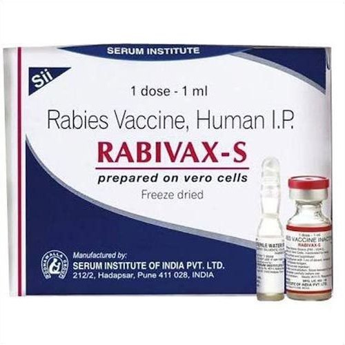 Rabivax S Rabies Vaccine 1 Ml In 1 Vial Prescription Rs 304 piece  - Imovax Rabies Vaccine Schedule