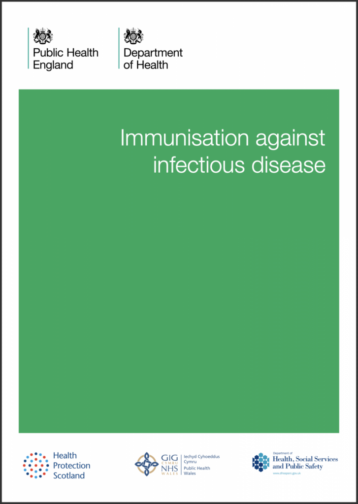 The Green Book Immunisation Against Infectious Disease GP Gateway - Green Book Vaccination Schedule