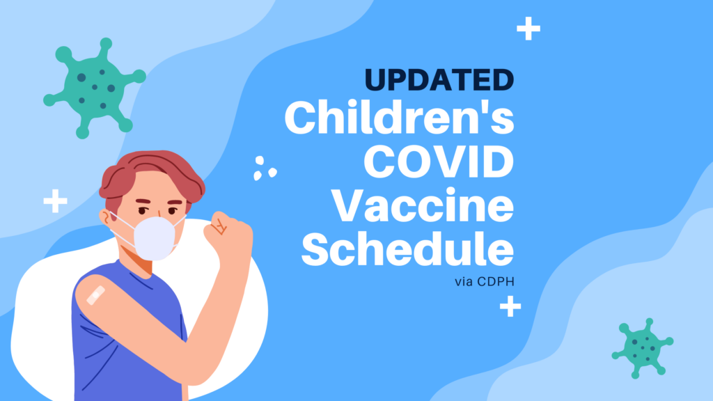 Updated Children s COVID Vaccine Schedule California Academy Of  - California Vaccine Schedule