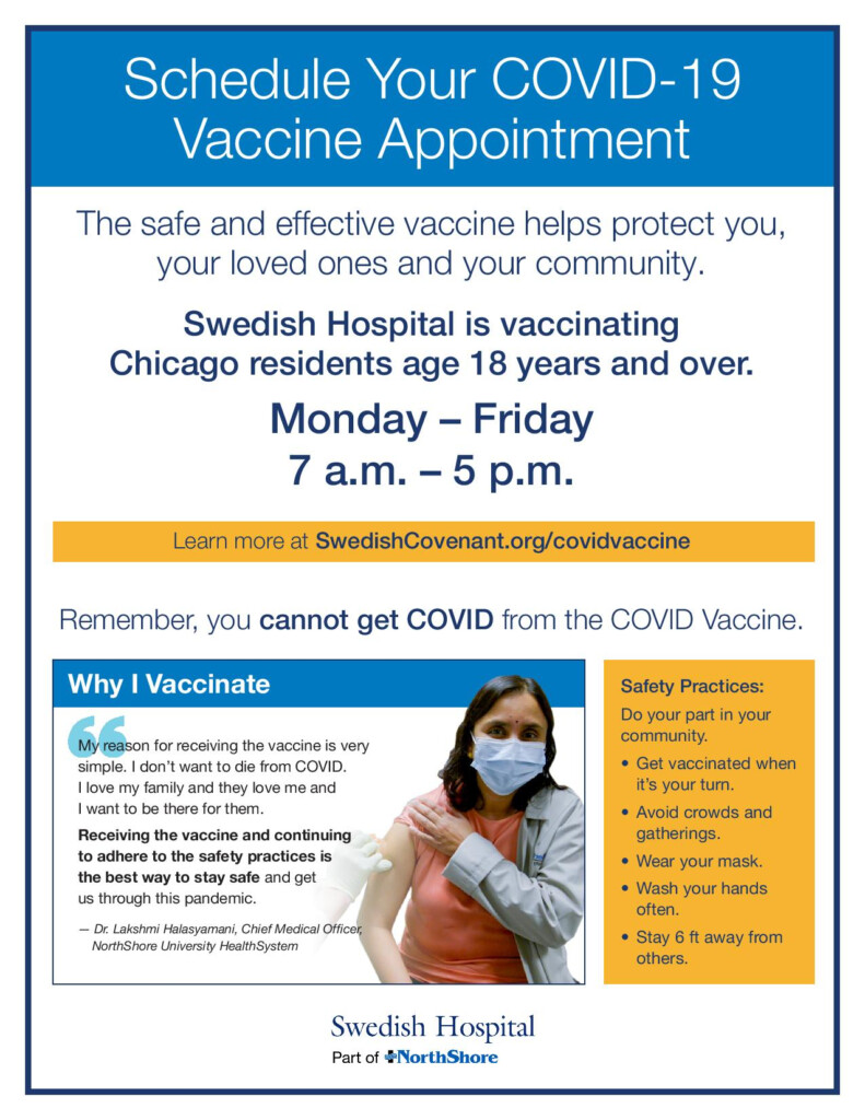 Vaccinations At Swedish Hospital Alderman Tom Tunney 44th Ward Chicago - Swedish Vaccine Schedule