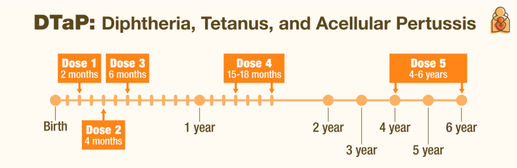 Vaccines Your Child Needs By Age 6 HealthyChildren - Dtap Vaccine Dose Schedule