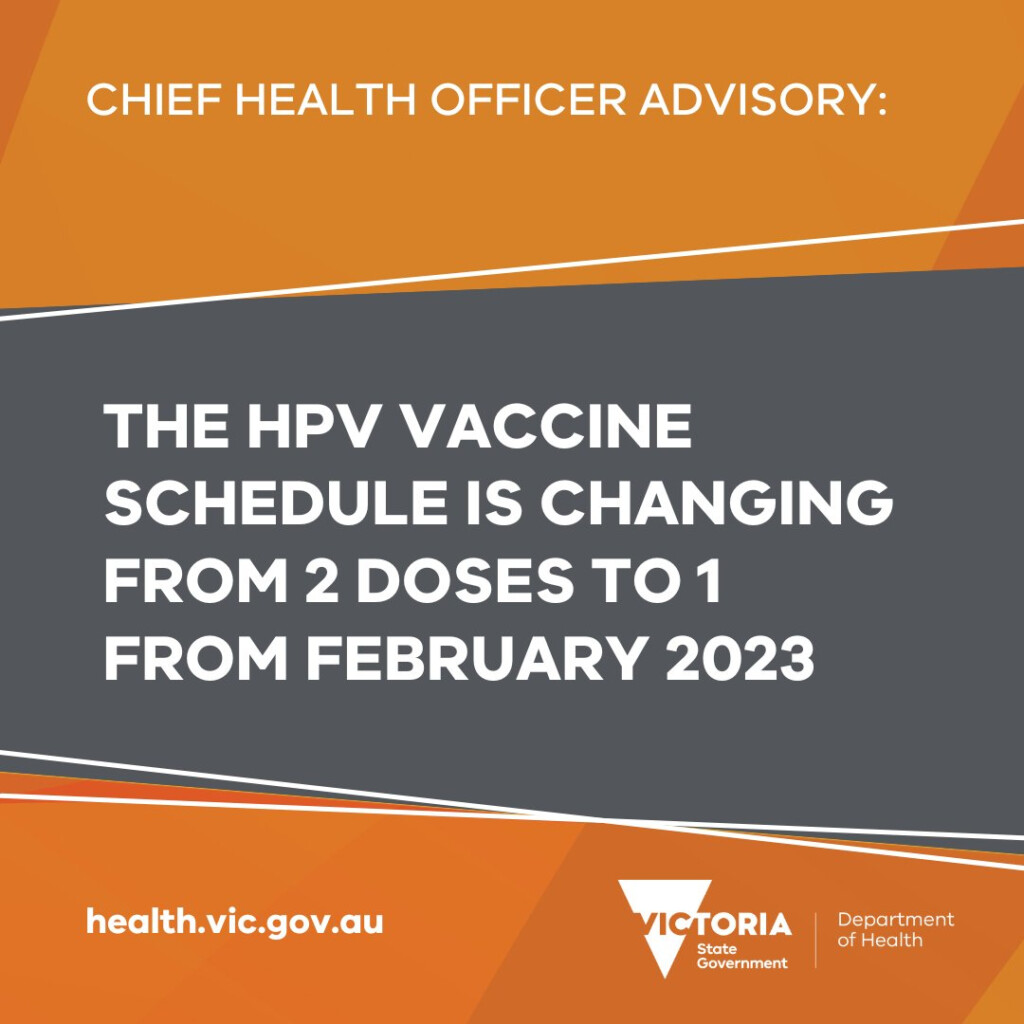 Victorian Department Of Health On Twitter The HPV Vaccine Schedule Is  - Hpv Vaccine Schedule Delay